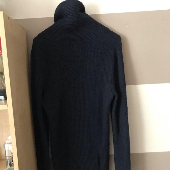 Abercrombie&Fitch -Men’s Navy Cowl Neck Sweater -M - Picture 7 of 7